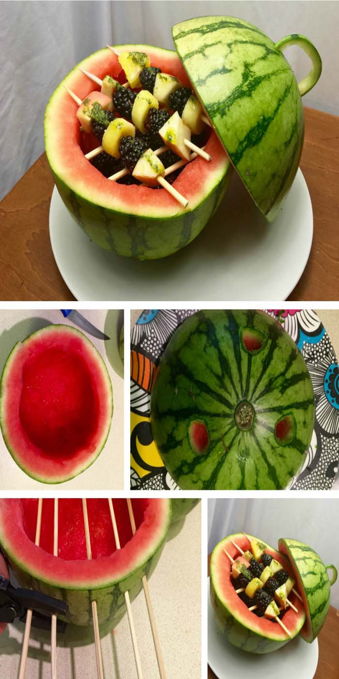 Recipe Image: Watermelon Grill Centerpiece Recipe Image: Watermelon Grill Centerpiece